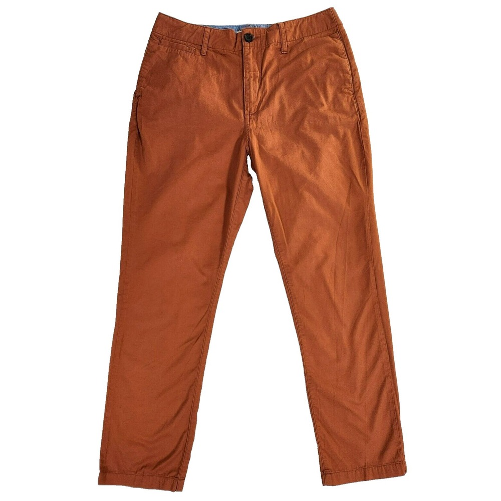 TAYLOR STITCH Mid Rise Trouser Chino Ankle Pants Women's Size 6 Straight Tapered